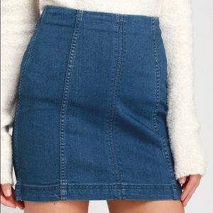 Free People Modern Femme Mini Skirt